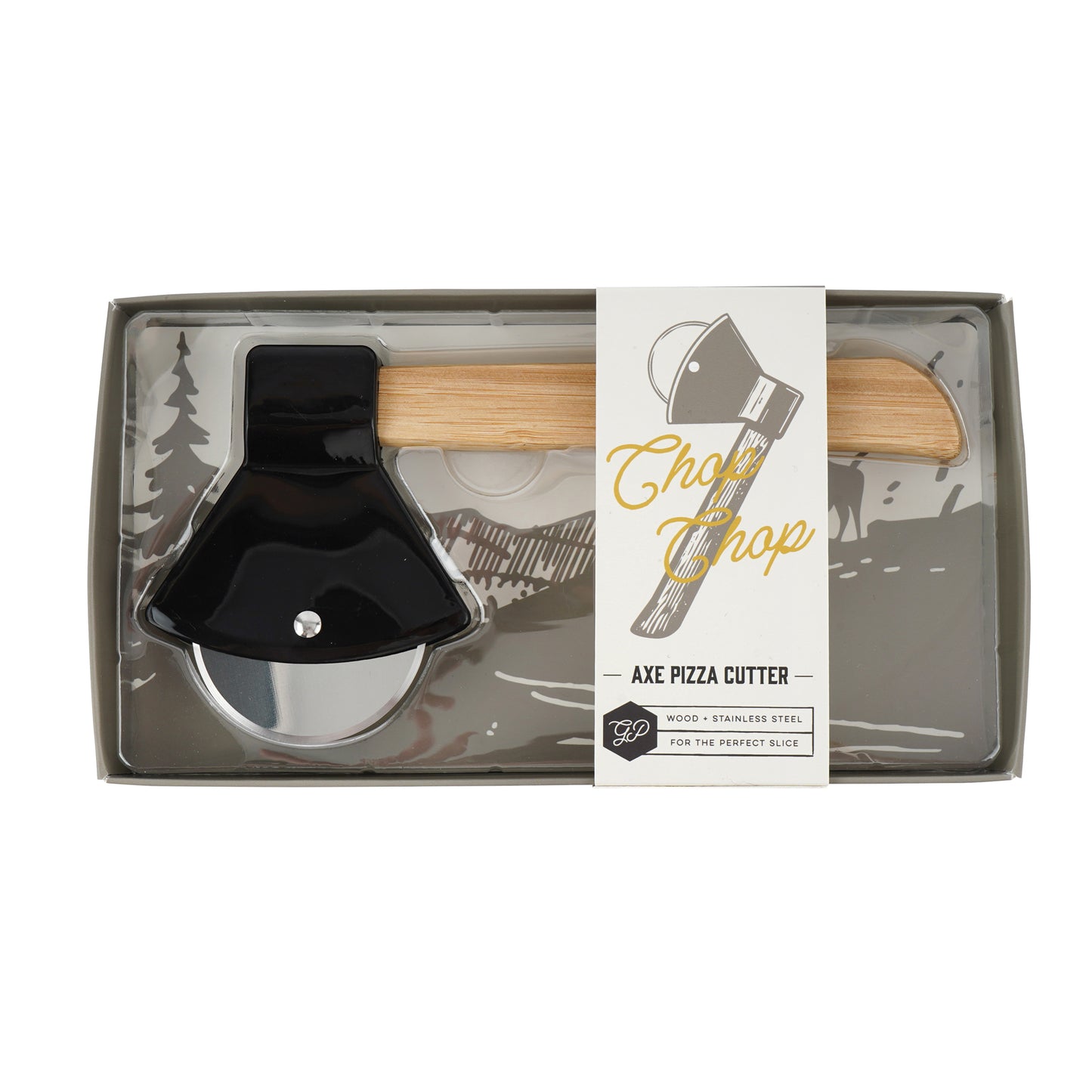 Wild axe novelty pizza cutter