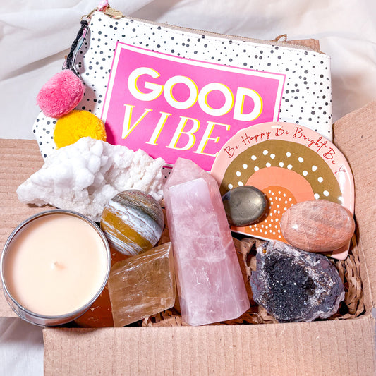 MYSTERY BOX - Good vibes & Crystals gift box