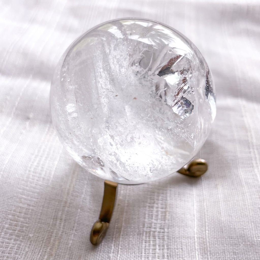 Clear Quartz polished sphere crystal ball