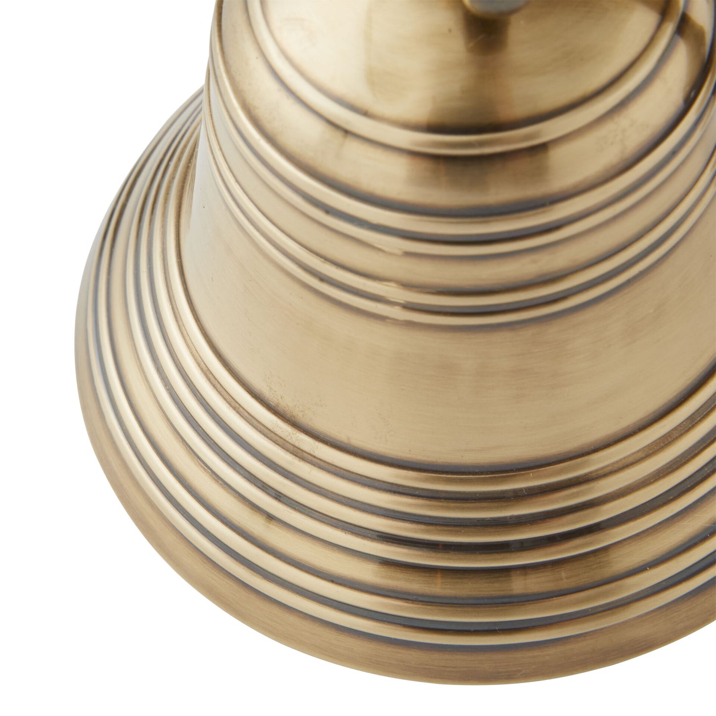 Traditional nautical door bell / brass gold bell / ship bell wall hanging