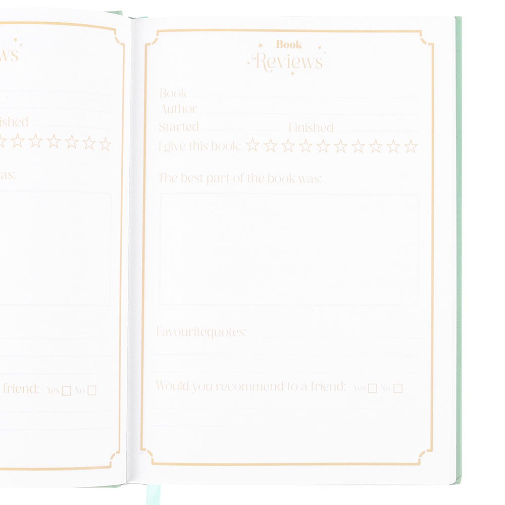 Book lovers reading journal