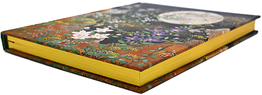 Hard cover full moon garden journal