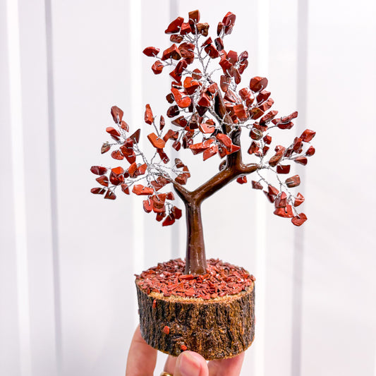 Large Red Jasper Crystal Tree