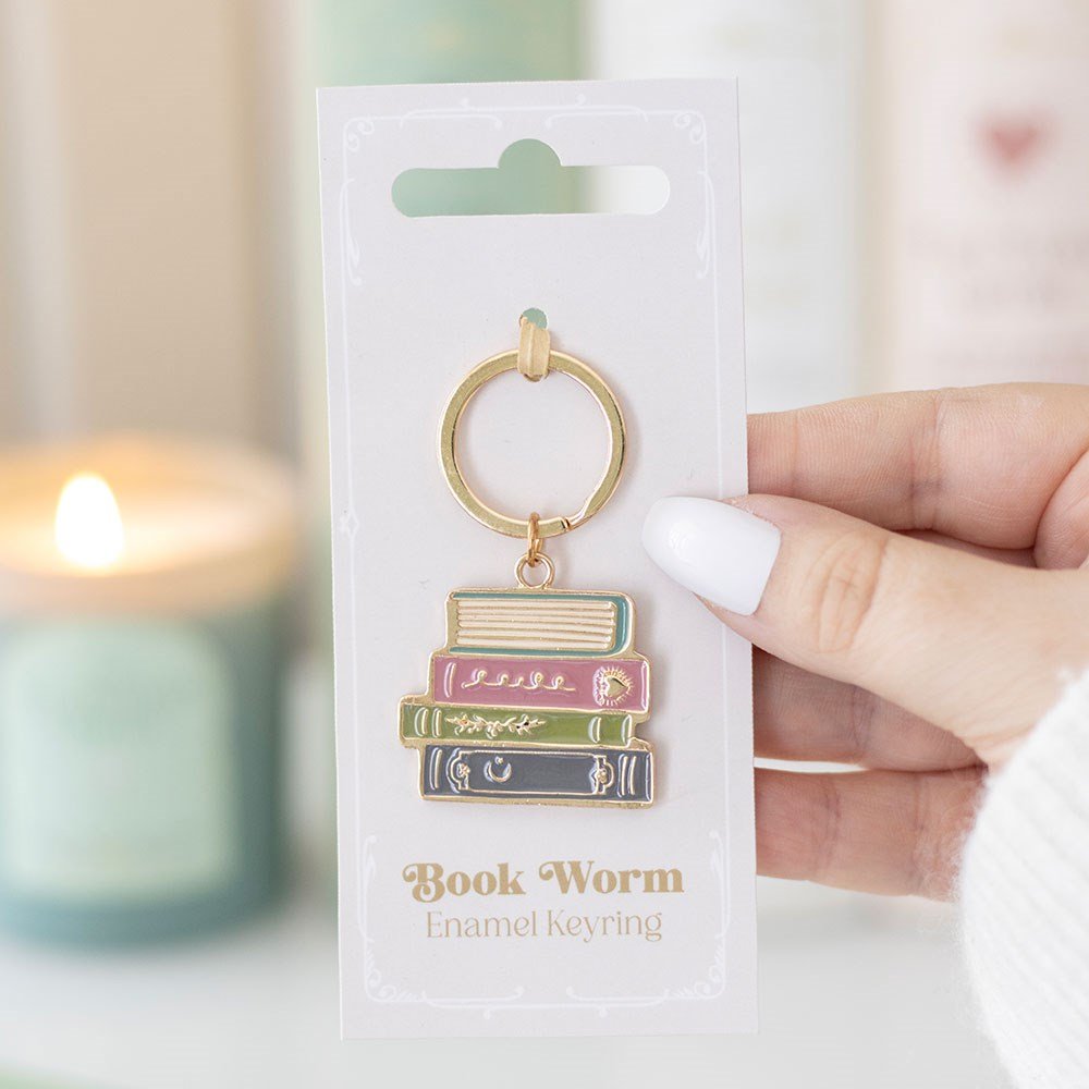 Book worm key ring