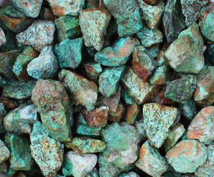 African turquoise rough crystal stone
