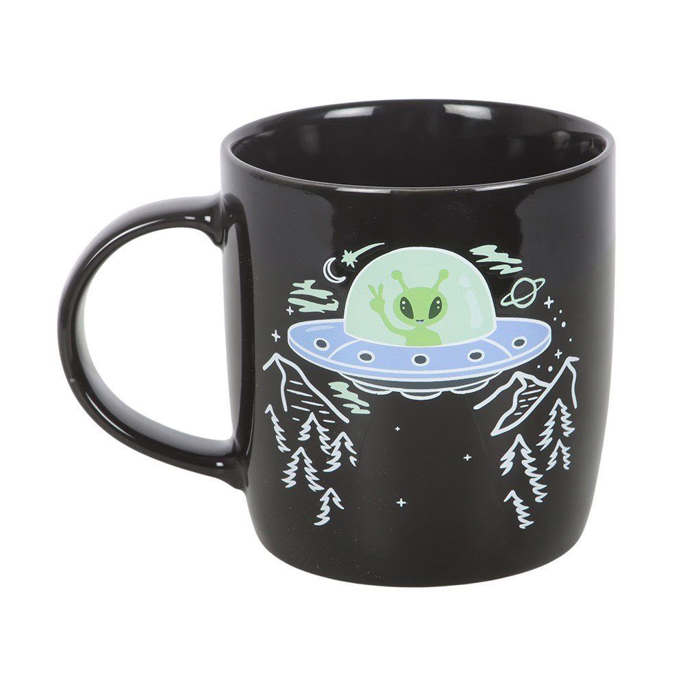 Done with earth alien mug