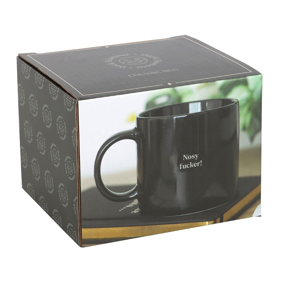 Nosy fucker coffee mug