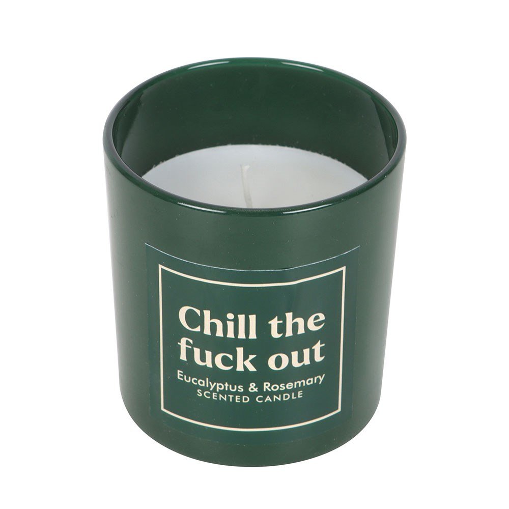 Chill the fuck out candle