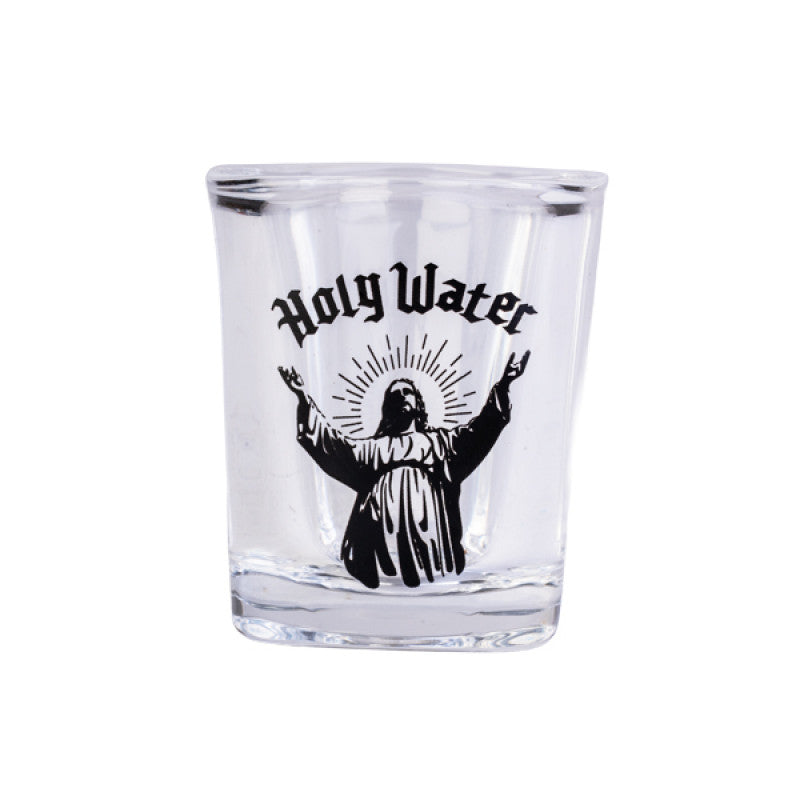 Jesus holy water drinking shot glass