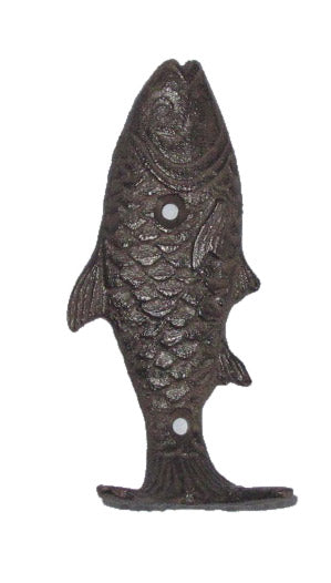 Fish vintage cast iron wall hook