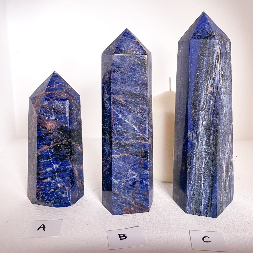 Sodalite crystal generator tower XL