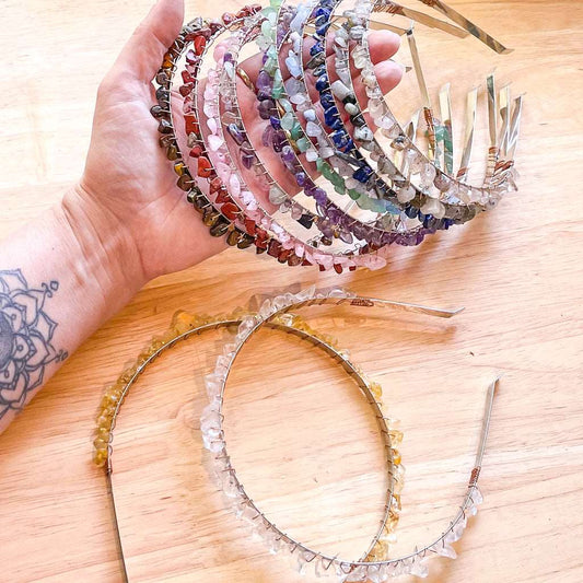 Crystal gemstone headband / tiara / mermaid crown