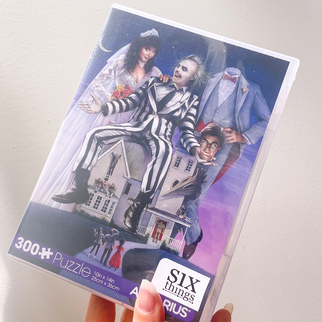 Retro Beetlejuice movie puzzle