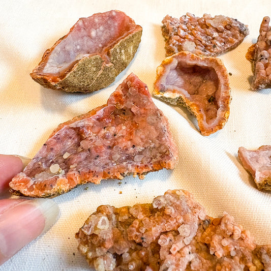 Pink Amethyst crystal cluster XS-S