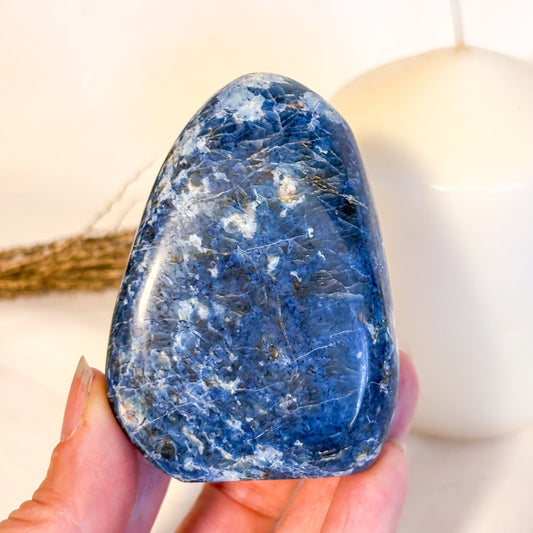 Dumortierite crystal freeform
