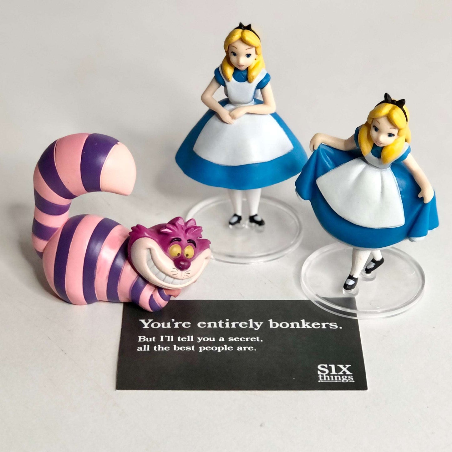 Alice in wonderland cake topper statue figure