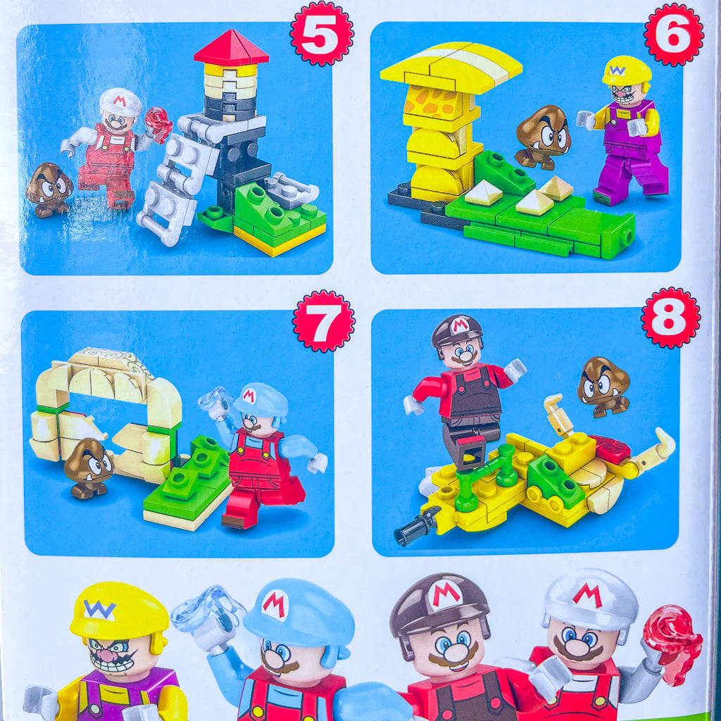 Super Mario Bros lego building blocks