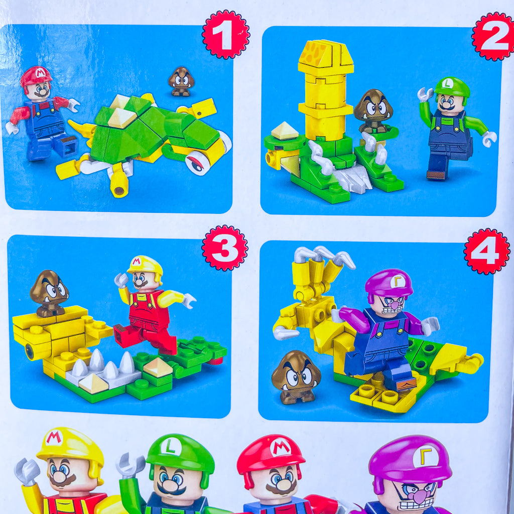 Super Mario Bros lego building blocks