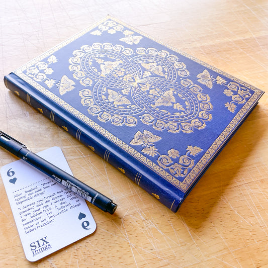 Hard cover Butterfly faux leather journal