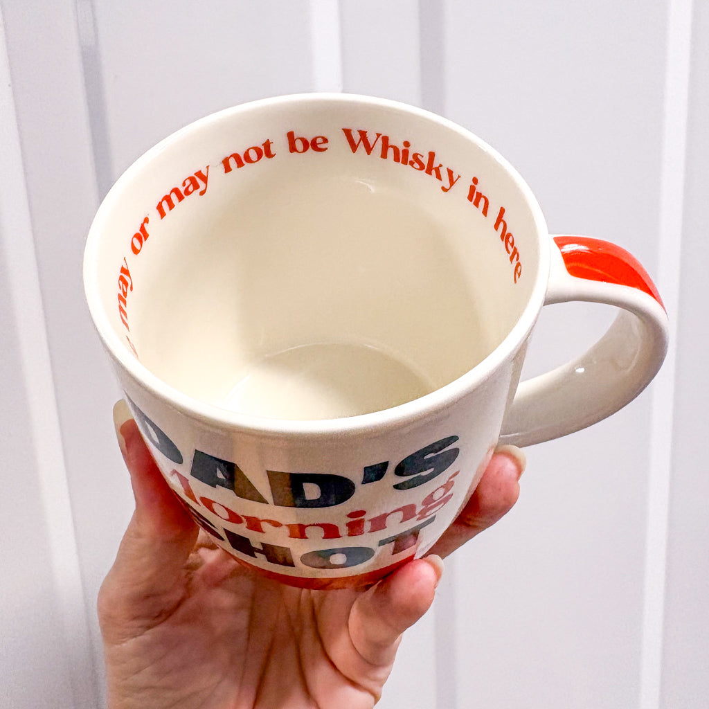 Dad's morning shot of coffee / whiskey mug