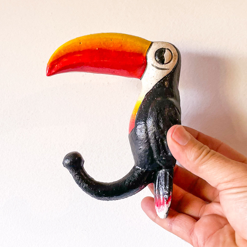 Guinness Toucan bird cast iron hook