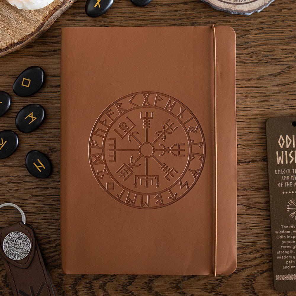 Viking compass notebook / Vegvisir journal with pen