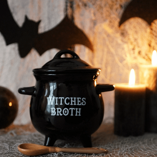 Cauldron mug Witches broth cup n spoon bowl pot