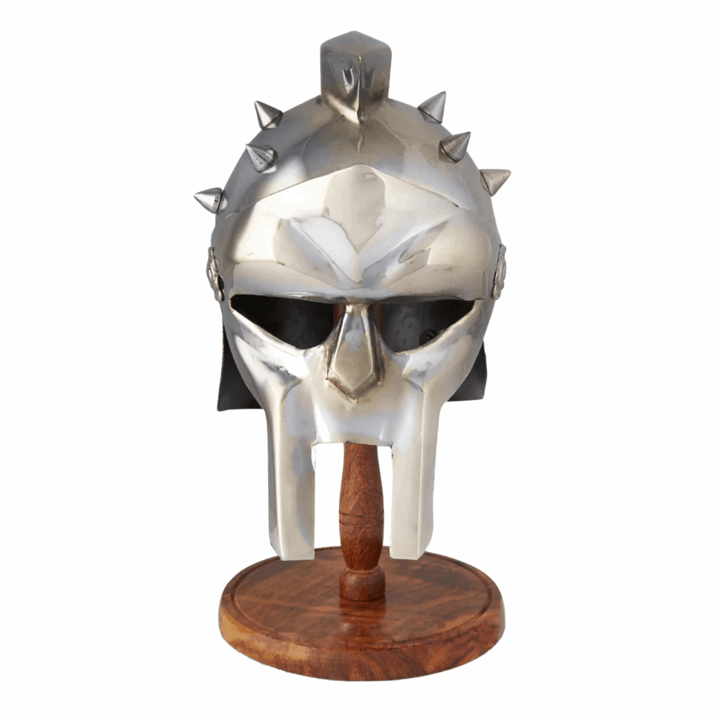 Antique metal warrior helmet statue - Gladiator (movie), Roman Centurion, Knight Crusader, Vikings or Spartan king