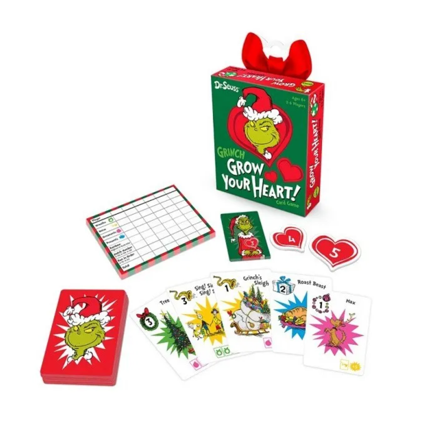 Dr Seuss Grinch cartoon Card Game