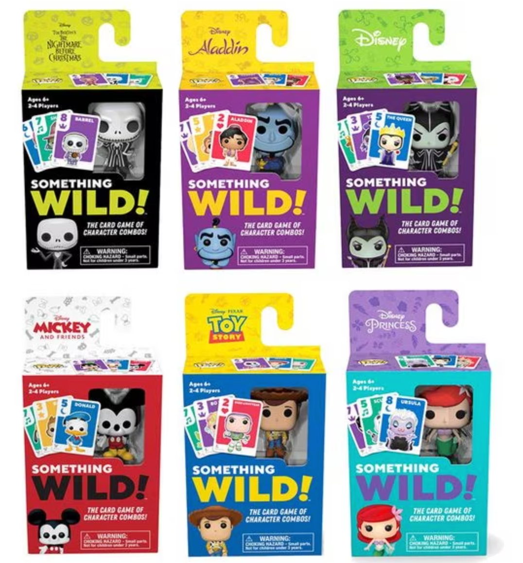 Pop toy figure + card game - various