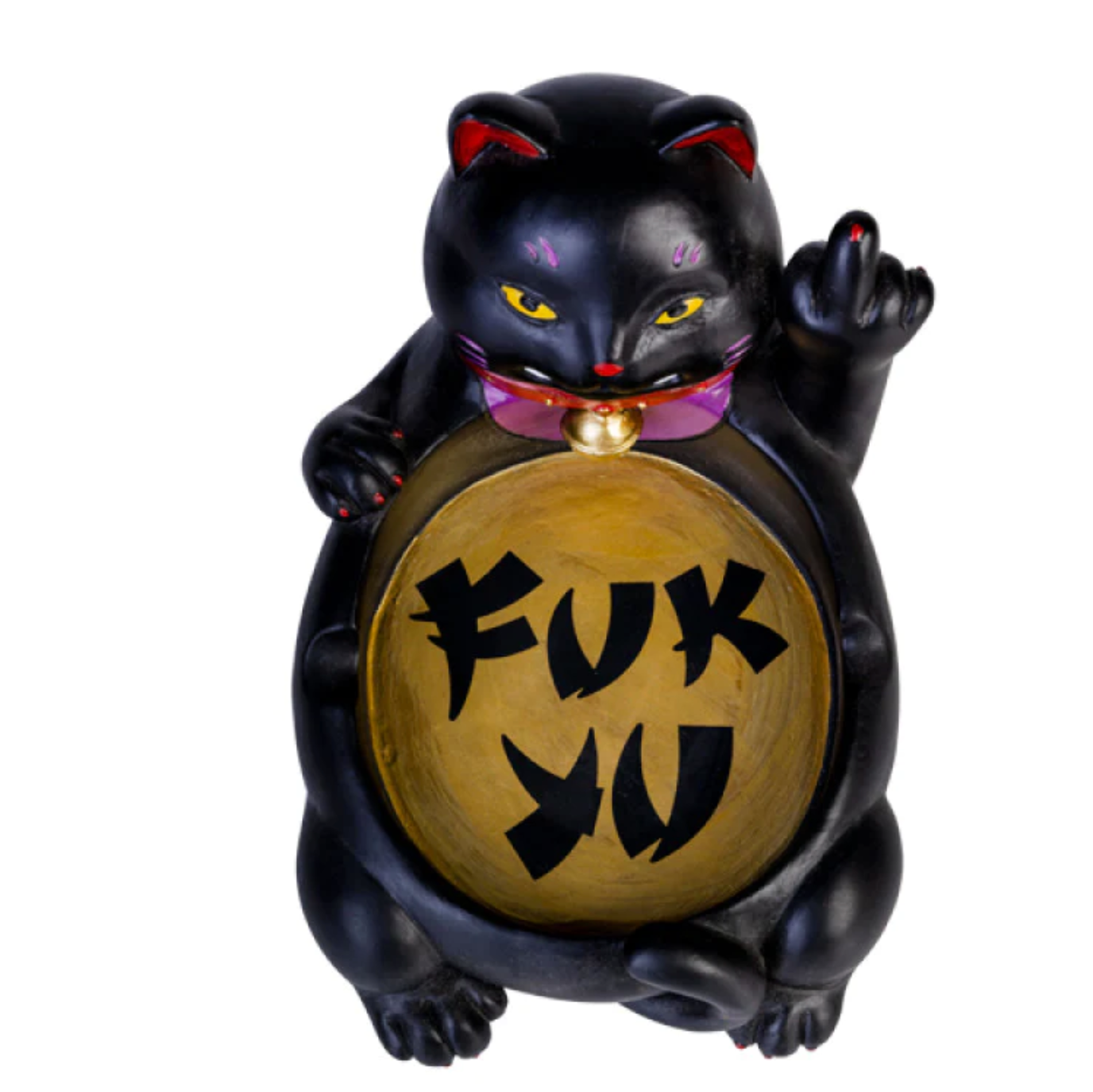 Fuk you naughty kitty cat stash tray