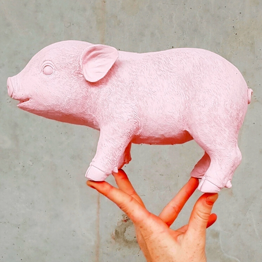 Piglet money bank / piggy money box statue