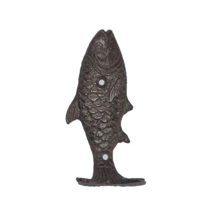Fish vintage cast iron wall hook