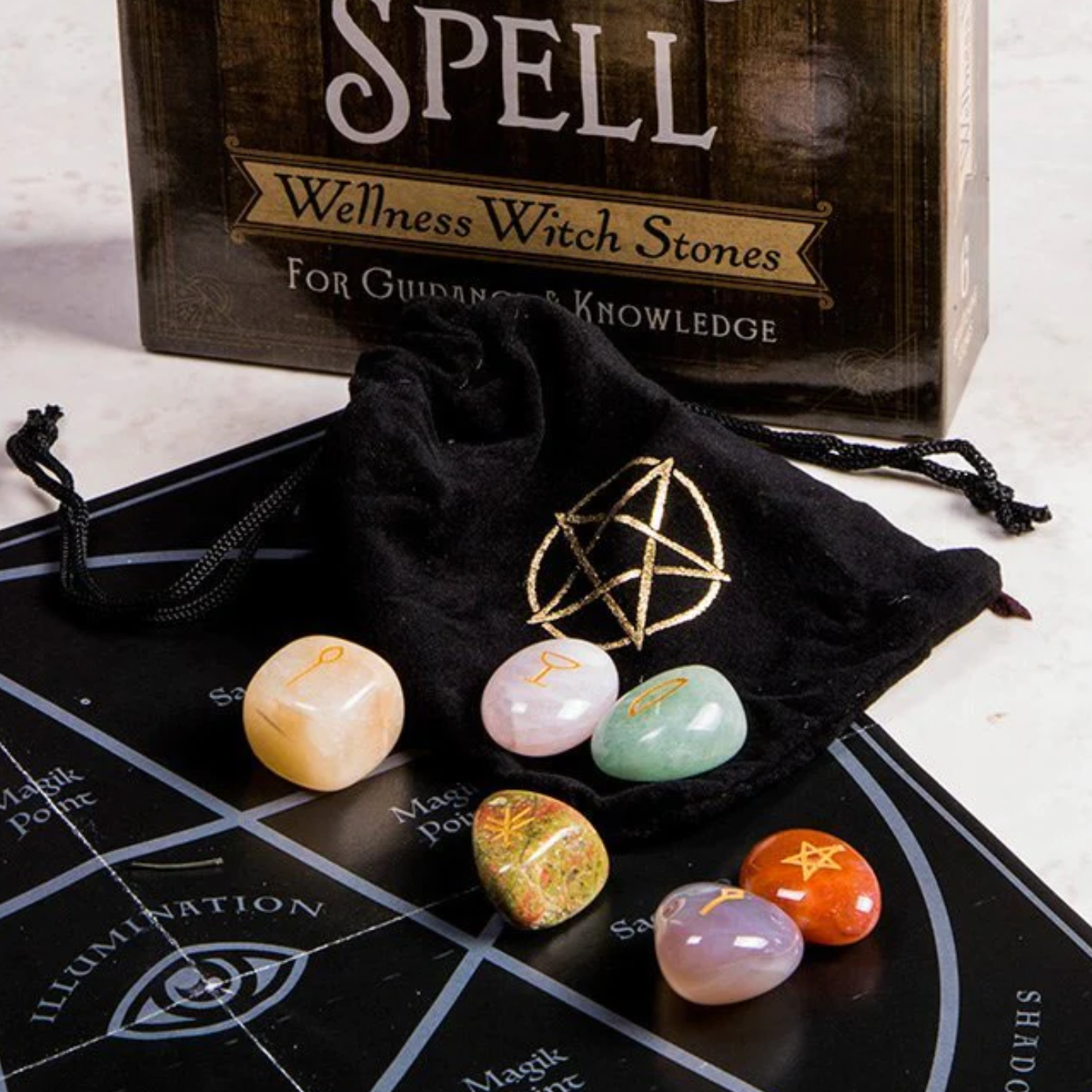 Spell casting crystal set