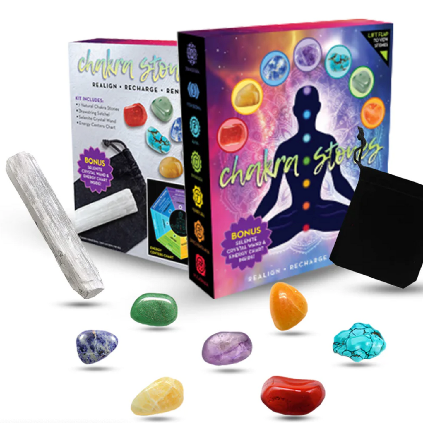 Chakra reiki crystal set