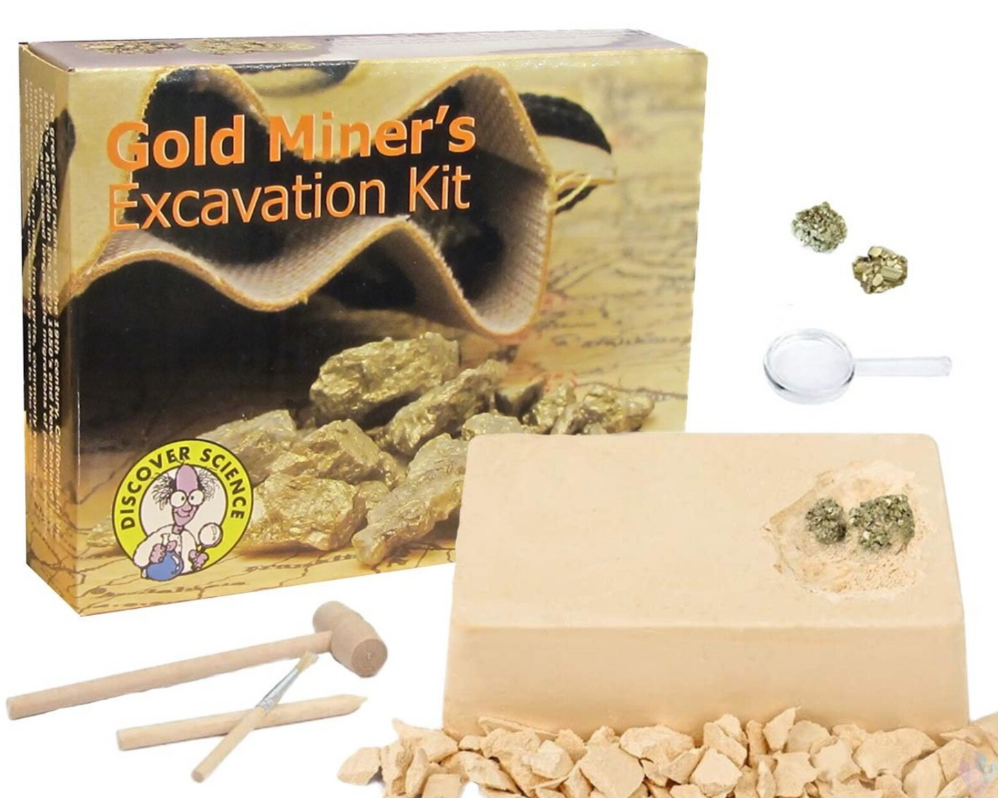 Pyrite / Fools Gold miner dig diy kit