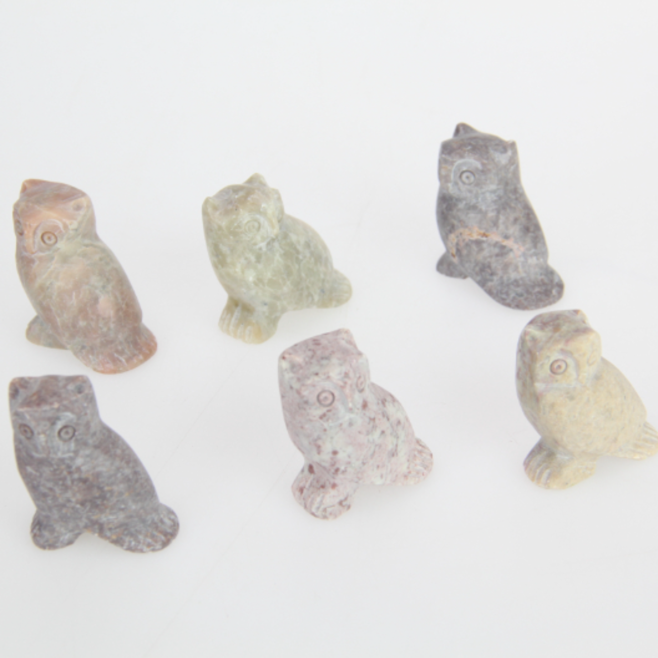 Spirit animal soapstone crystal - various