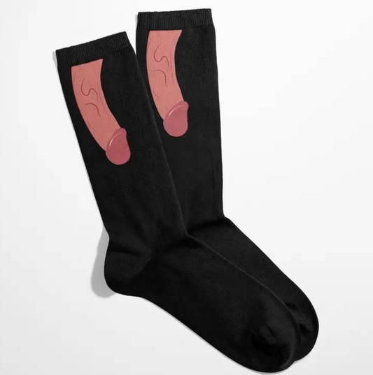 Tripod naughty prank socks