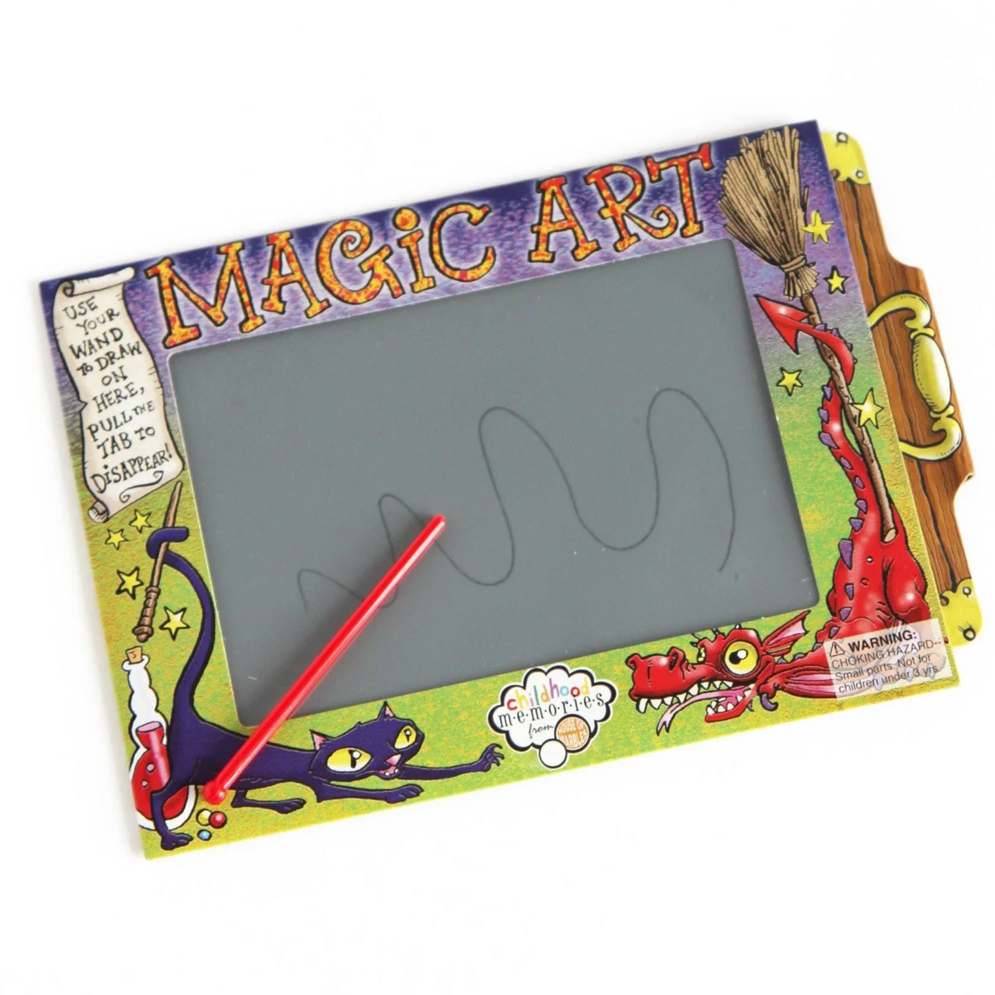 Novelty magic disappearing art board