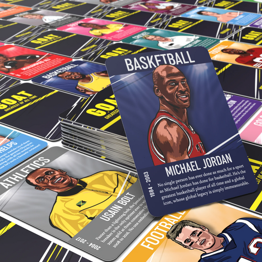 Pop culture GOAT card game