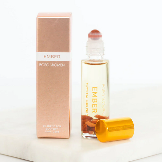 Red jasper crystal infused perfume oil