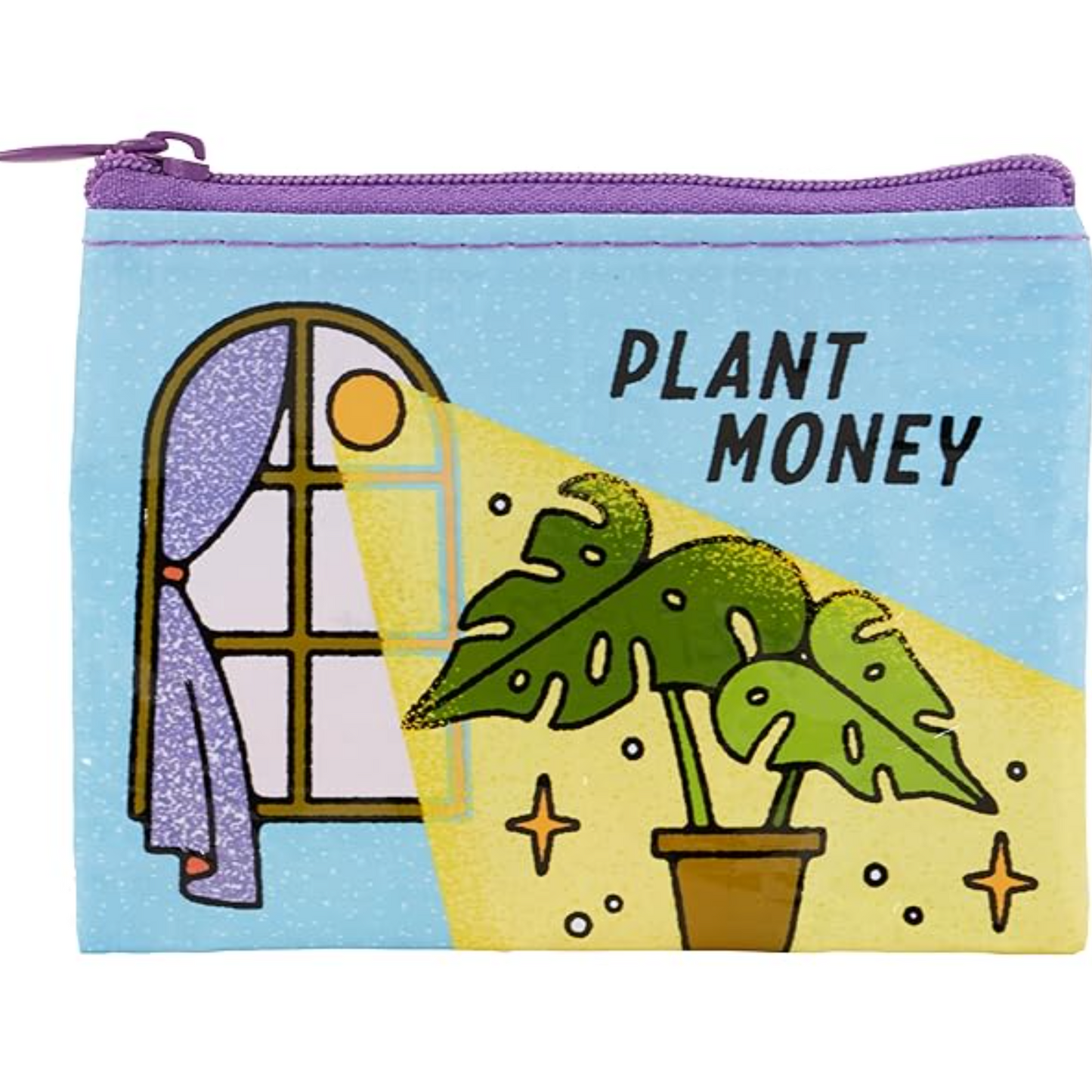 Plant money purse / zip pouch