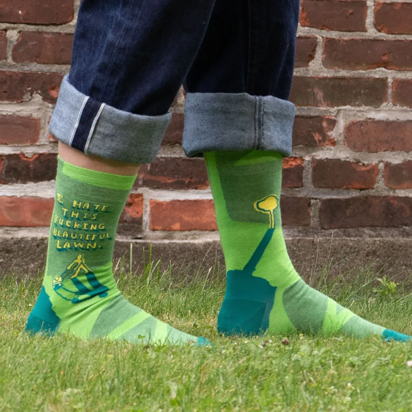 Fucking beautiful lawn socks