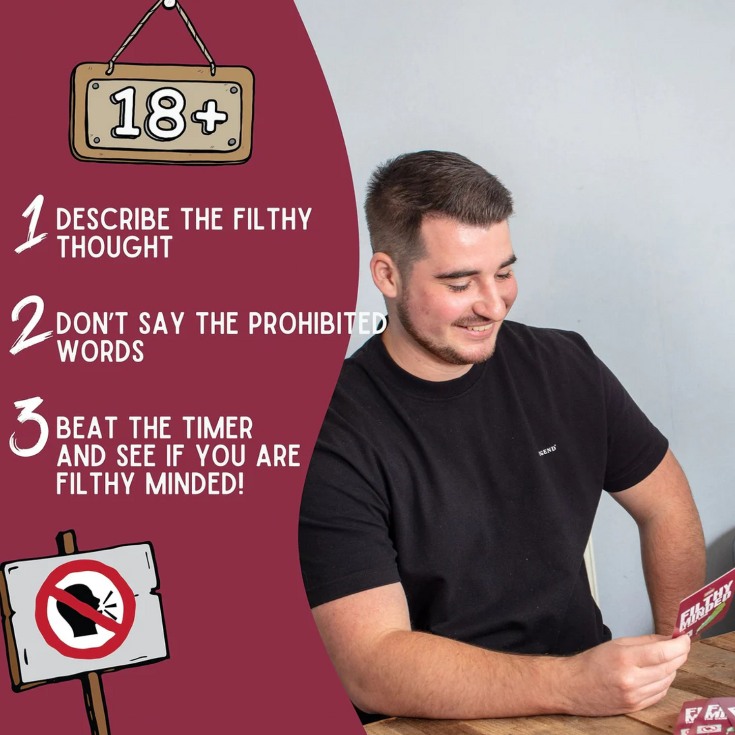 Filthy minded card game