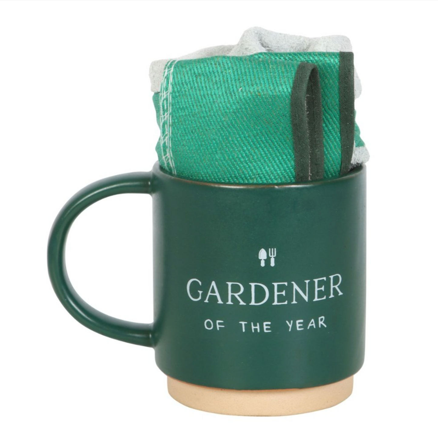 Gardener of the year mug and gloves