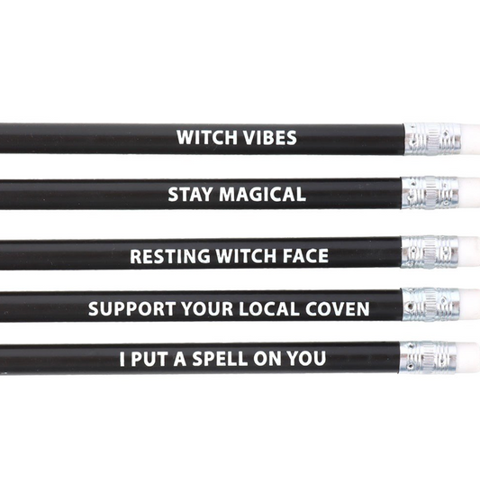 Witchy pencil set 5