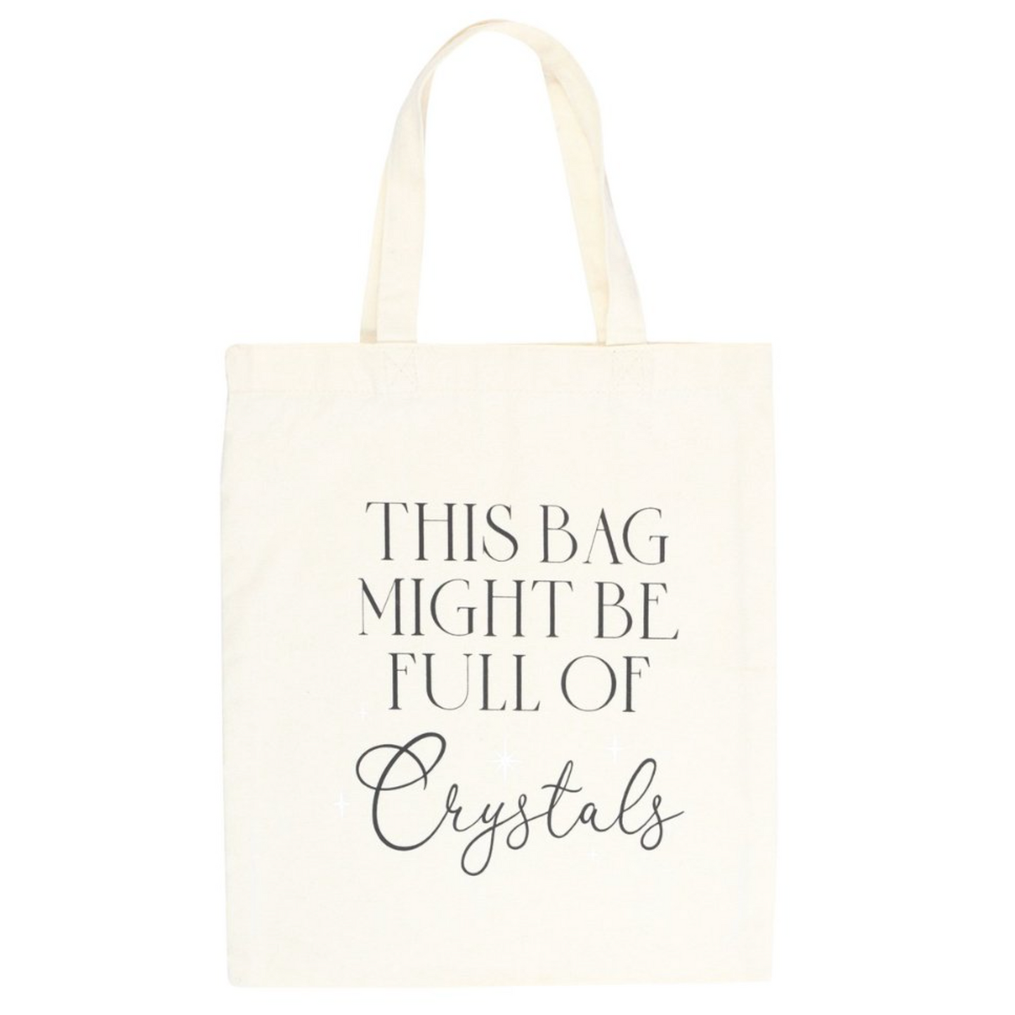 Full of crystals tote bag