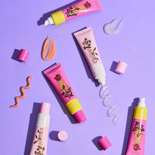 Berry blush / rose fizz lip balm