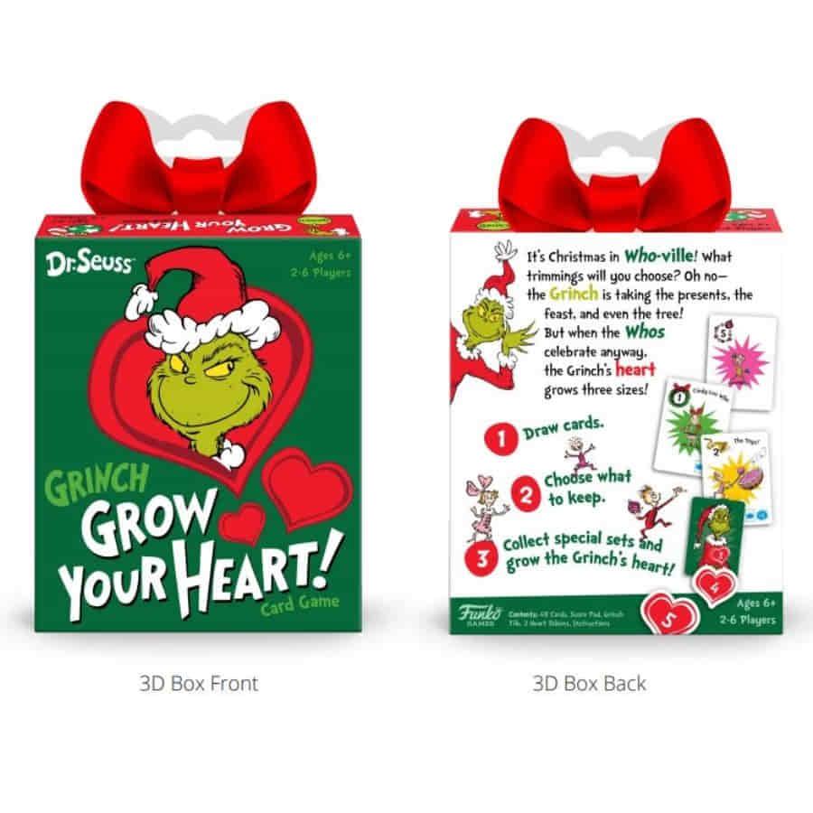 Dr Seuss Grinch cartoon Card Game