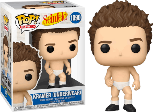 Calvin Klein model TV Seinfelds Cosmo Kramer in undies figure toy - special edition